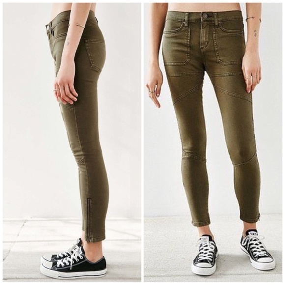 BDG Pants - BDG Olive Green Jefferson Skinny Pants